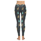 Deers star tree pattern Women's Legging Fulfilled In US
