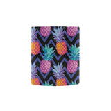 Pineapples pattern zigzag background Morphing Mug Heat Changing Mug