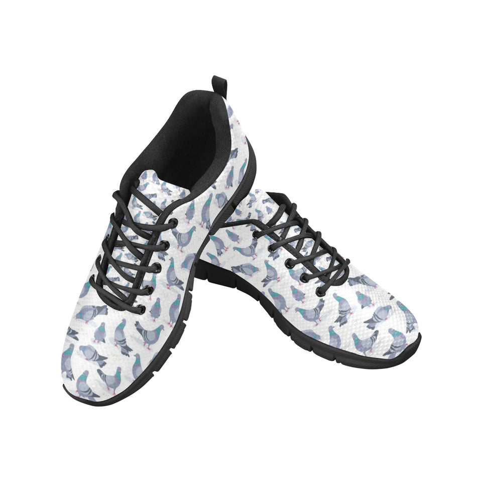 Pigeon Pattern Print Design 03 Men's Breathable Sneakers ( Model 055)