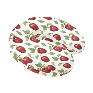 Red apples pattern U-Shaped Travel Neck Pillow