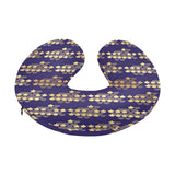Beautiful japanese fan pattern U-Shaped Travel Neck Pillow