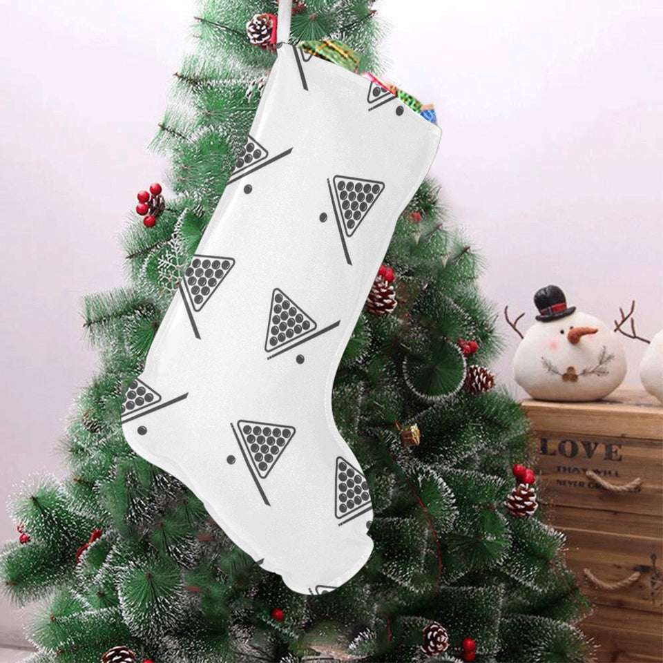 Billiard Ball Pattern Print Design 03 Christmas Stocking