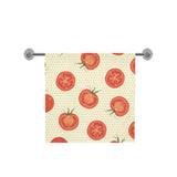 Tomato dot background Bath Towel
