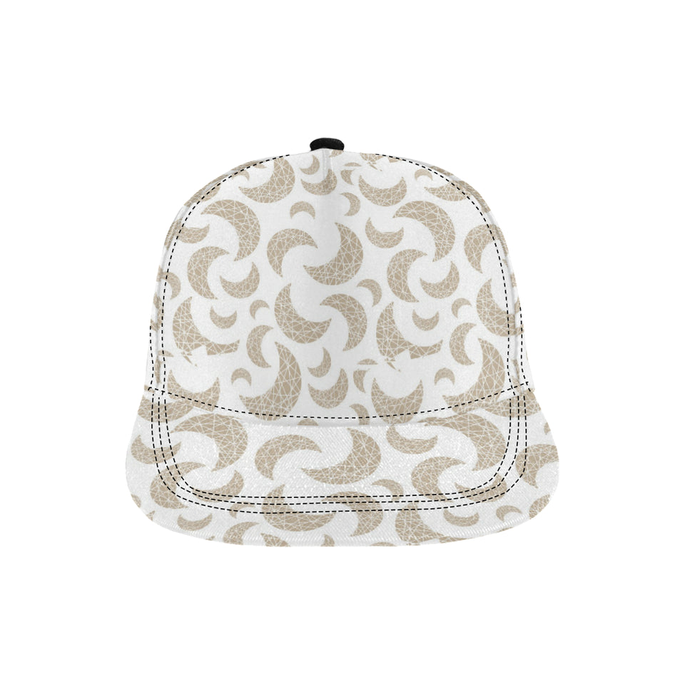 Cool gold moon abstract pattern All Over Print Snapback Cap