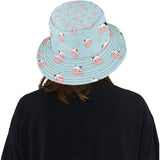 Cute cow flower pattern Unisex Bucket Hat