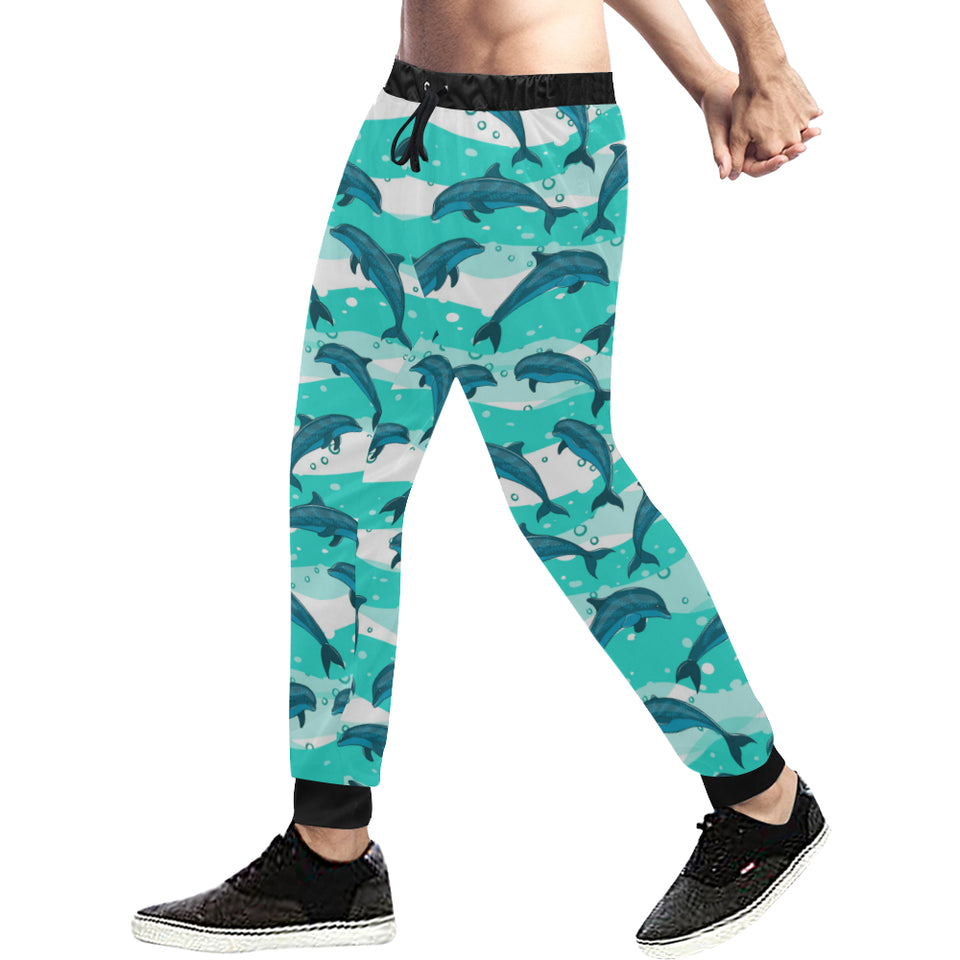 Dolphin sea pattern Unisex Casual Sweatpants