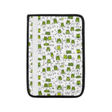 Sketch funny frog pattern Car Seat Belt Cover