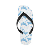 Blue whale pattern Unisex Flip Flops
