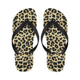 Leopard print design pattern Unisex Flip Flops