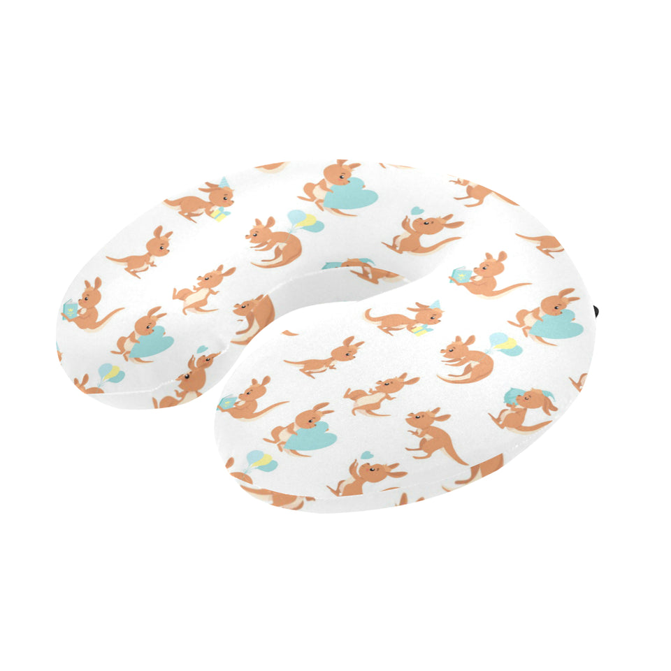 Cute Kangaroo pattern U-Shaped Travel Neck Pillow