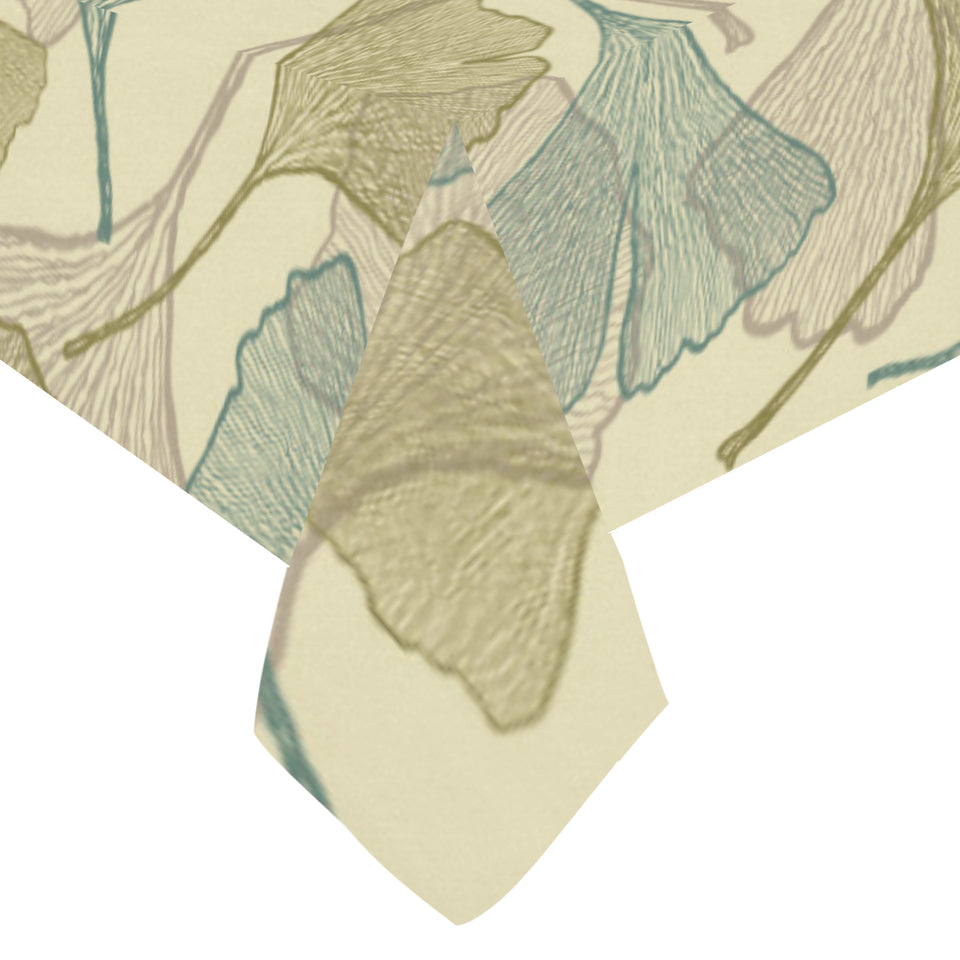 Ginkgo leaves design pattern Tablecloth