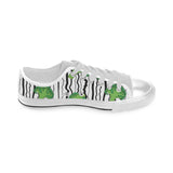 Cool Broccoli pattern Men's Low Top Shoes White