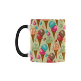 Colorful ice cream pattern Morphing Mug Heat Changing Mug