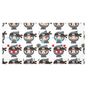 Cute ninja design pattern Tablecloth