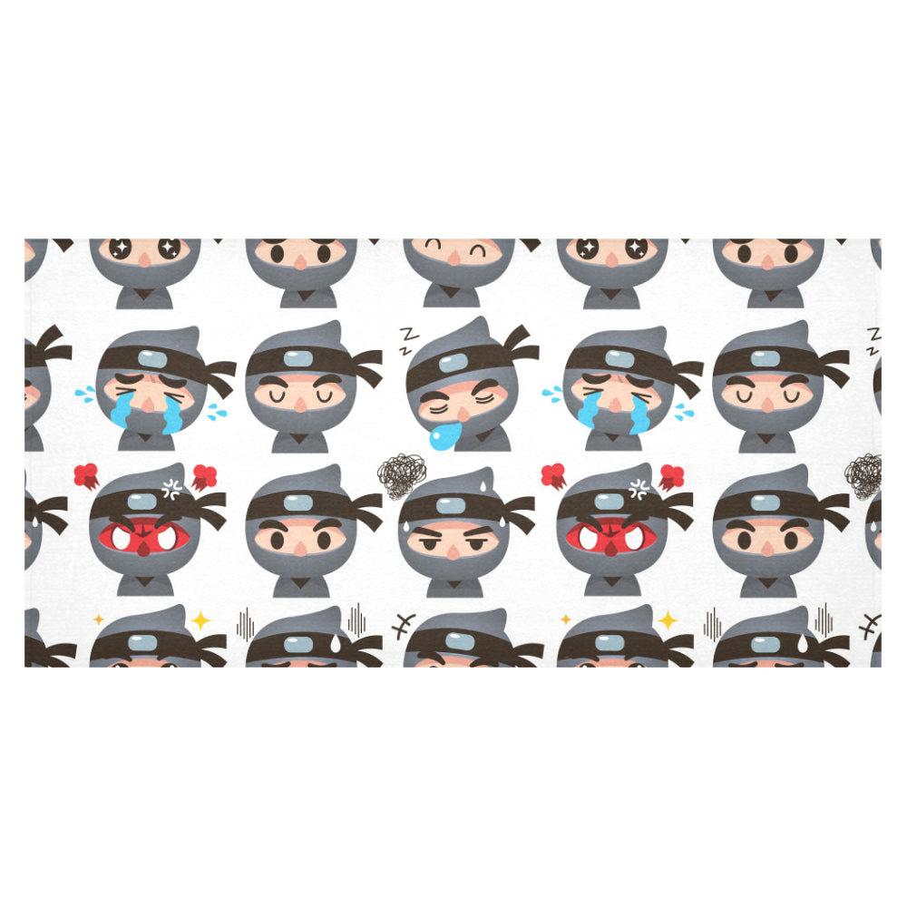Cute ninja design pattern Tablecloth