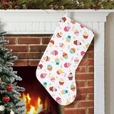 Cake cupcake design pattern Christmas Stocking