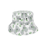 Hand drawn Koala leaves pattern Unisex Bucket Hat