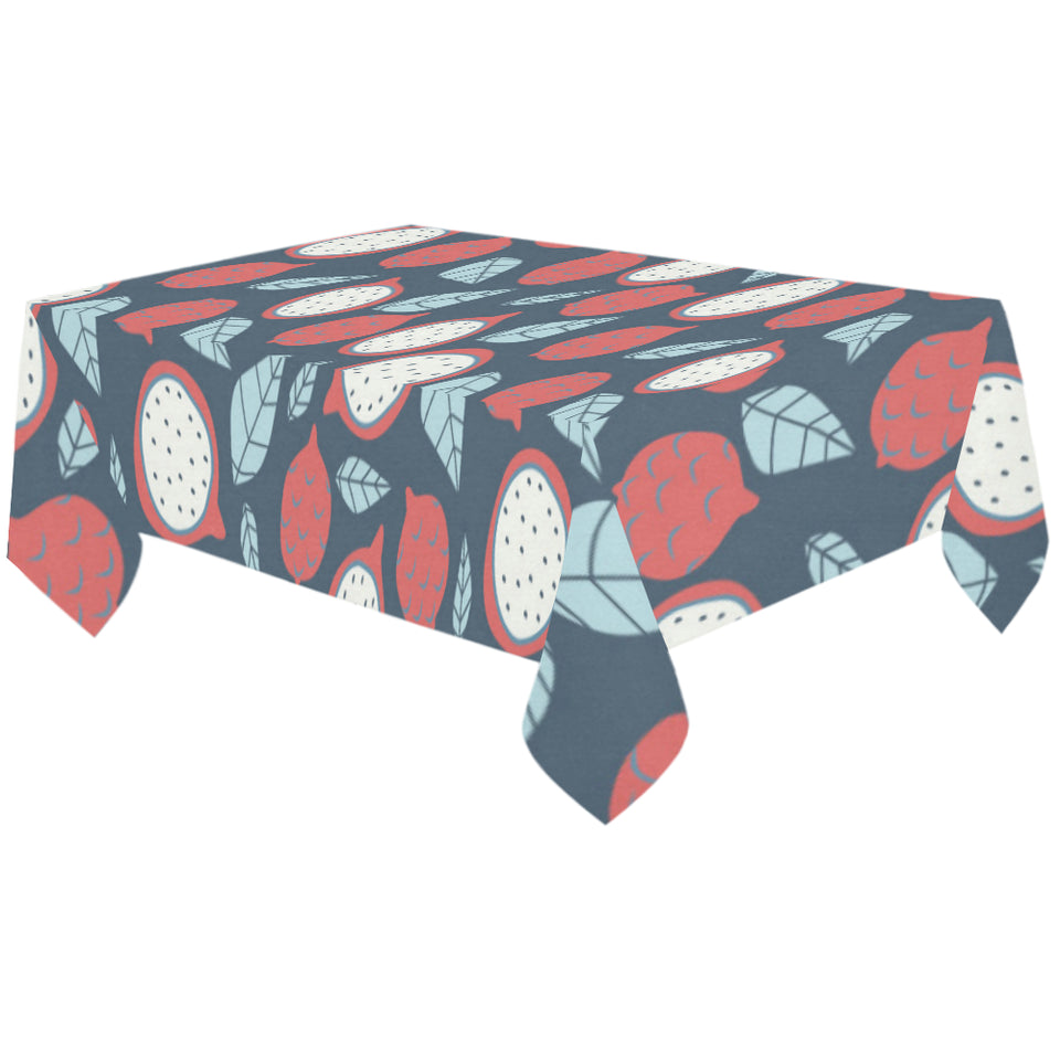dragon fruits dark blue background Tablecloth
