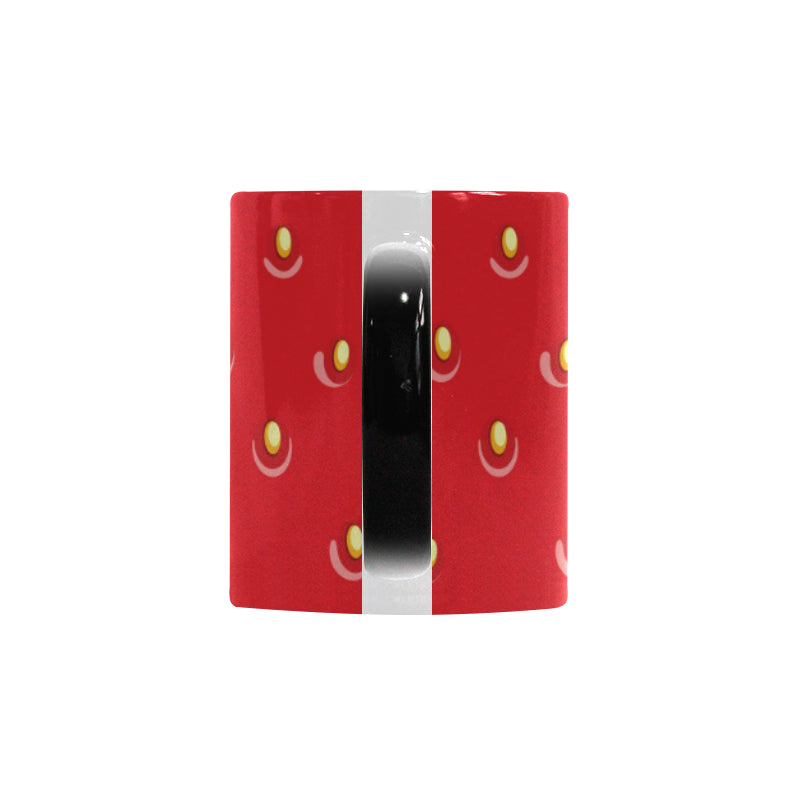 strawberry texture skin pattern Morphing Mug Heat Changing Mug