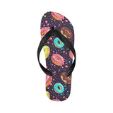 Colorful donut glaze pattern Unisex Flip Flops
