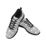 Bull Terrier Pattern Print Design 05 Men's Breathable Sneakers ( Model 055)