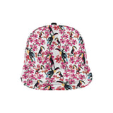 Toucan flower design pattern All Over Print Snapback Cap