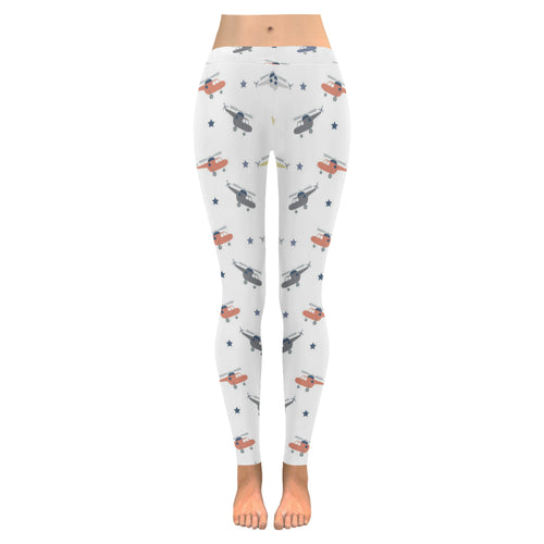 Cute helicopter star pattern Women's Legging Fulfilled In US