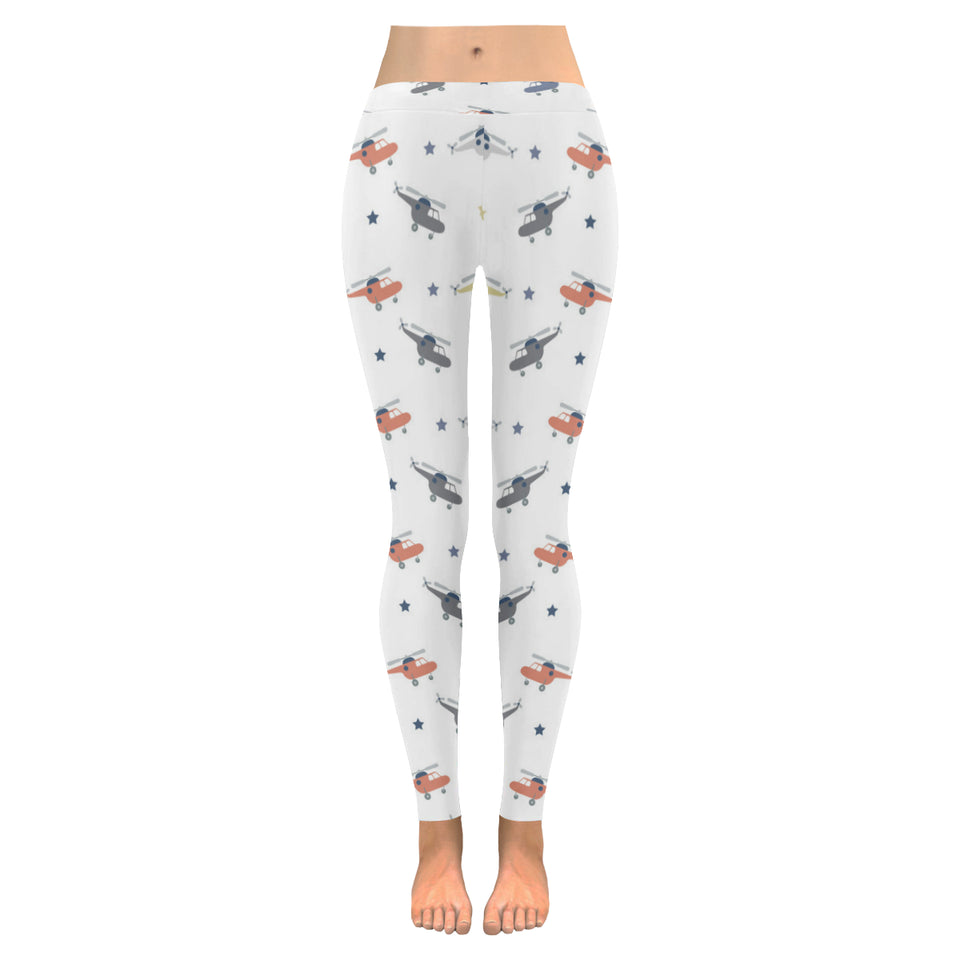Cute helicopter star pattern Women's Legging Fulfilled In US