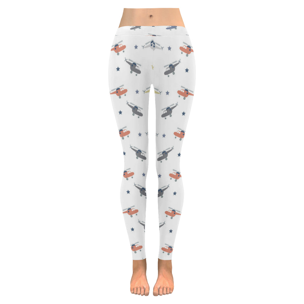 Cute helicopter star pattern Women's Legging Fulfilled In US