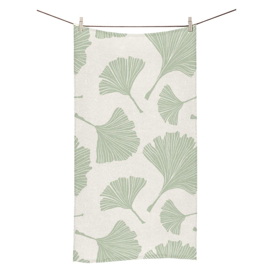 Ginkgo leaves pattern Bath Towel