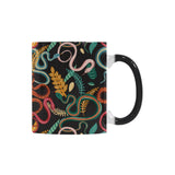 Colorful snake plant pattern Morphing Mug Heat Changing Mug