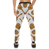 Paint Guitar Pattern Unisex Casual Sweatpants