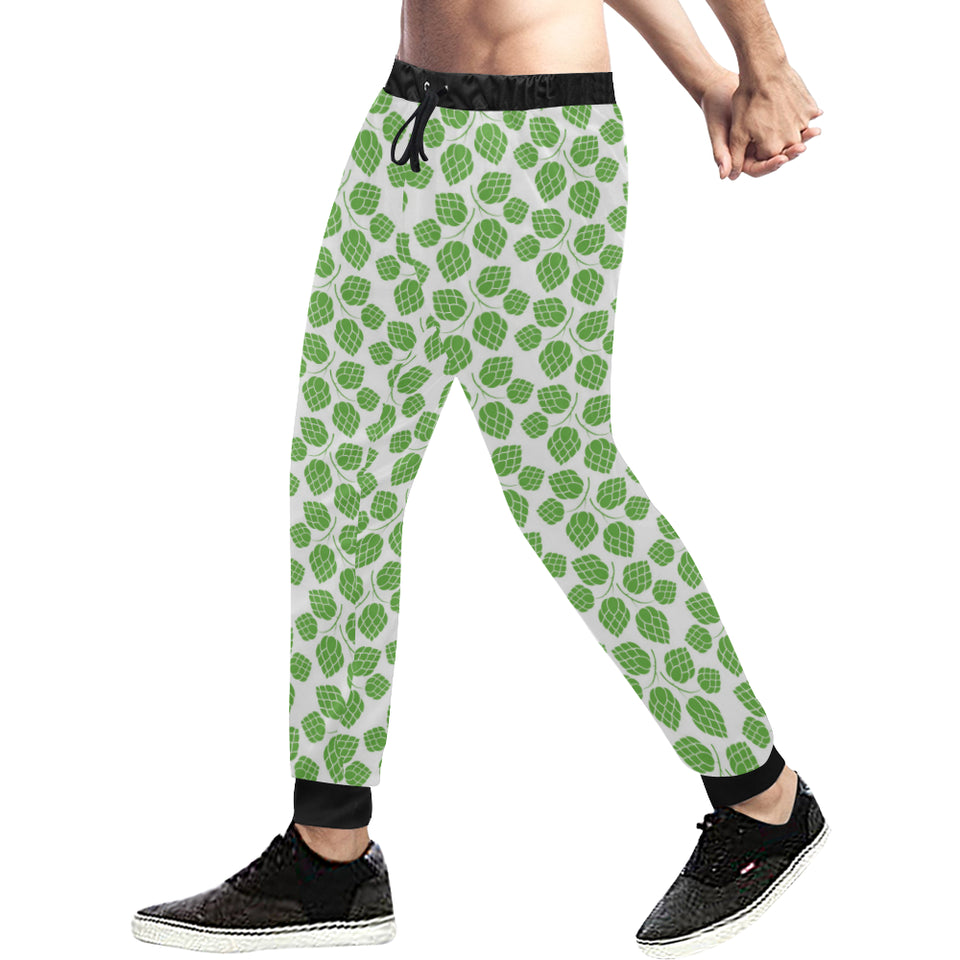 Hop pattern background Unisex Casual Sweatpants