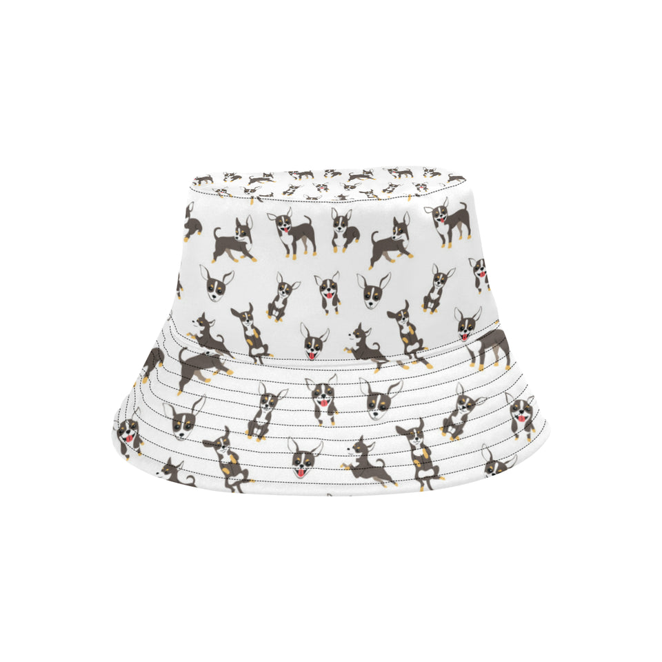 Chihuahua dog pattern Unisex Bucket Hat