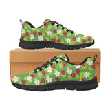 Ladybug Pattern Print Design 01 Men's Breathable Sneakers ( Model 055)