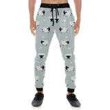 Sheep polka dot cloud pattern Unisex Casual Sweatpants
