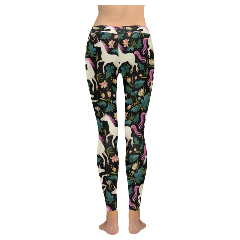 Unicorns forest background Women's Legging Fulfilled In US