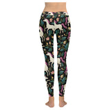 Unicorns forest background Women's Legging Fulfilled In US