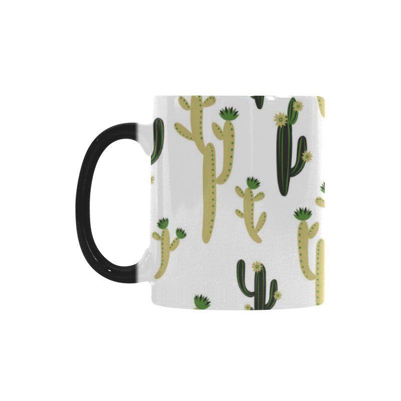 Cute cactus pattern Morphing Mug Heat Changing Mug