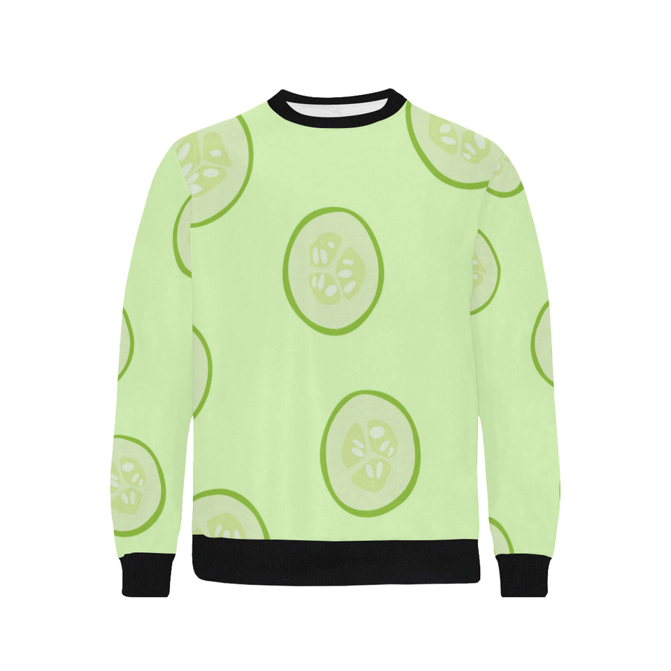 Cucumber pattern Men's Crew Neck Sweatshirt