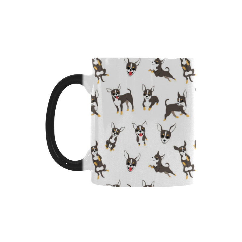 Chihuahua dog pattern Morphing Mug Heat Changing Mug