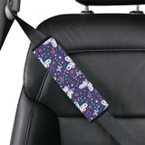 Colorful butterfly flower pattern.eps Car Seat Belt Cover