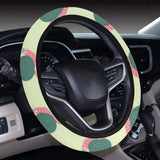Snail Pattern Print Design 04 Car Steering Wheel Cover