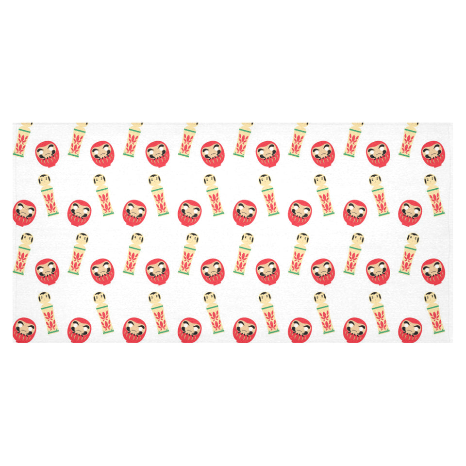 Daruma japanese wooden doll Tablecloth