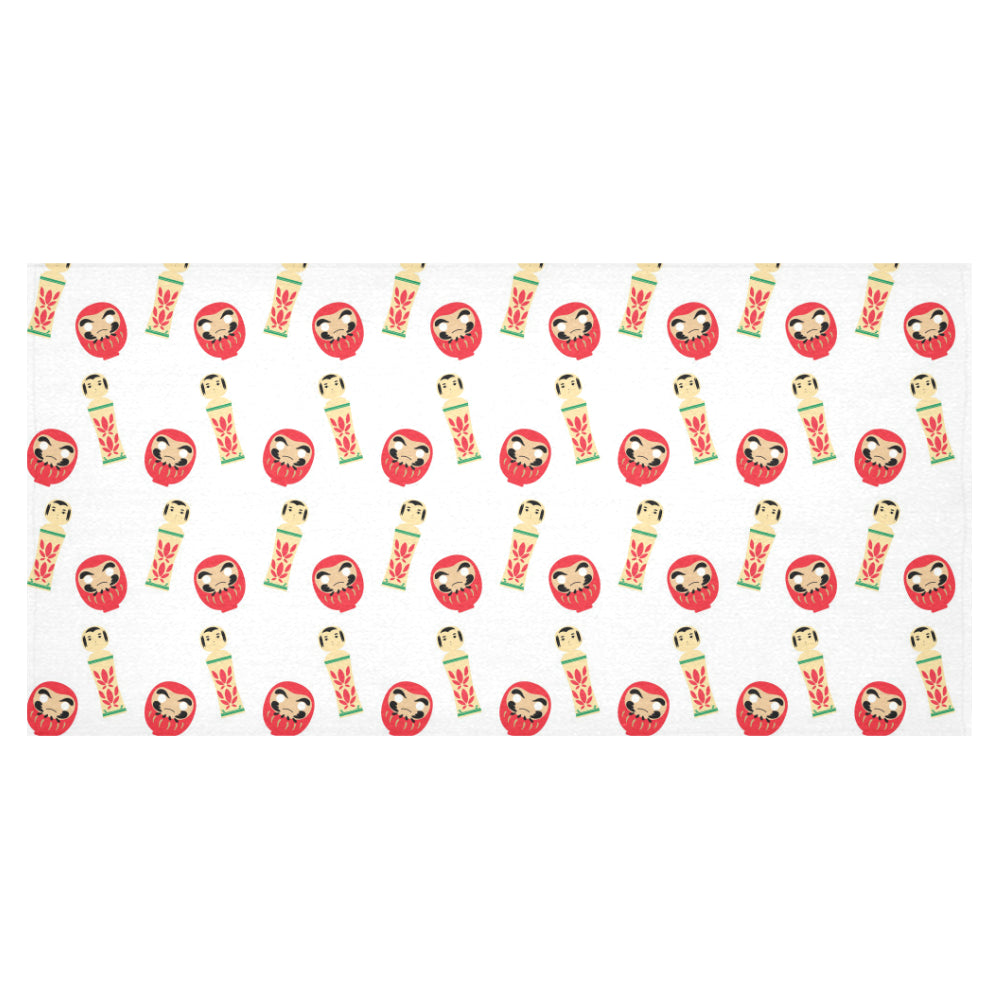 Daruma japanese wooden doll Tablecloth