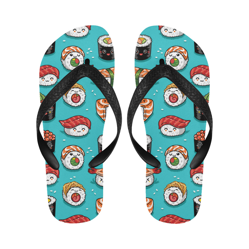 Cute sushi pattern Unisex Flip Flops