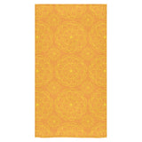 Orange traditional indian element pattern Bath Towel