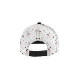 Poodle dog rose cake pattern All Over Print Snapback Cap