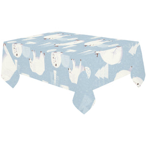 Cute polar bears Christmas decoration pattern Tablecloth