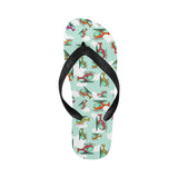 Helicopter design pattern Unisex Flip Flops